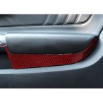 2 in 1 Auto Carbon Fiber Tür Panel Dekorative Aufkleber für Ford Mustang 2015-2020 – Bild 5