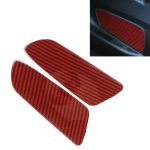 2 in 1 Auto Carbon Fiber Heckklappe Dekorativer Aufkleber für Ford Mustang 2015-2020
