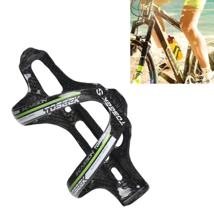 TOSEEK glänzender Vollcarbon-Trinkflaschenhalter für Rennräder, Gloss (Green), Gloss (Grey), Gloss (Blue), Gloss (Red), Gloss (Yellow) – Bild 1