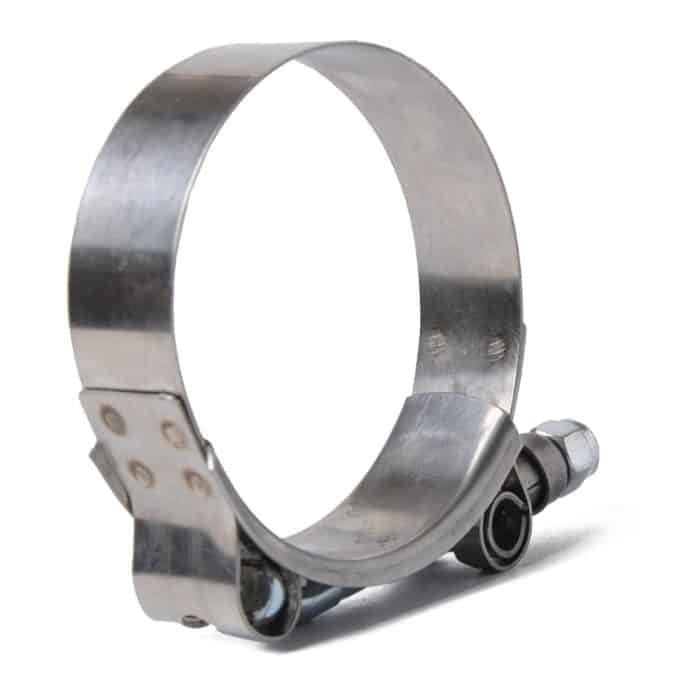 4 PCS T-Bolzen-Schlauchschellen aus Edelstahl Rohrschelle Kraftstoffleitungsschelle, Größe: 79-87 mm – Bild 3