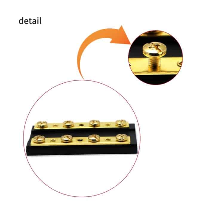 8-Wege-4P-Stromverteilung Dual-Sammelschiene 8-Bit-Verteilerkasten für Auto / Wohnmobil / Boot – Bild 5