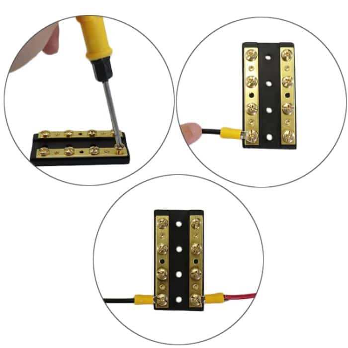 8-Wege-4P-Stromverteilung Dual-Sammelschiene 8-Bit-Verteilerkasten für Auto / Wohnmobil / Boot – Bild 6