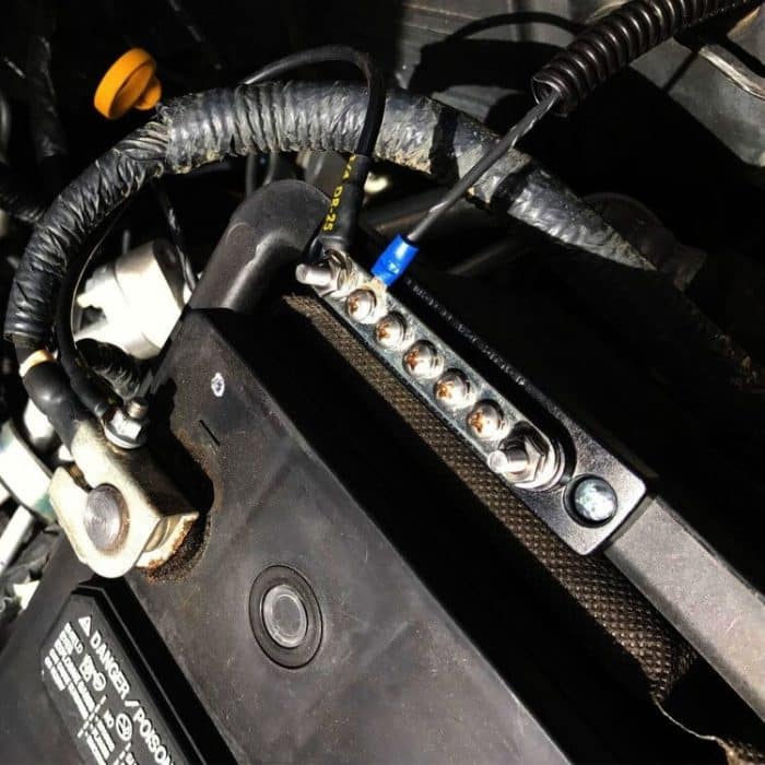 20-Wege-Stromverteilungs-Sammelschiene 20-Bit-Einzelverteilerkasten für Auto / Wohnmobil / Boot – Bild 4