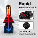 2 Stück S2 9007 / HB5 DC9-36V / 25W / 6000K / 2500LM IP68 Auto-LED-Scheinwerferlampen, 9007 / HB5 – Bild 5