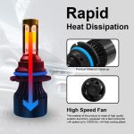 2 Stück S2 9004 / HB1 DC9-36V / 25W / 6000K / 2500LM IP68 Auto-LED-Scheinwerferlampen, 9004 / HB1 – Bild 5