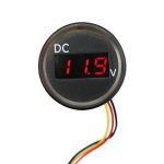 B3612 DC 0-100V IP67 Universelles digitales Voltmeter mit Auto-, Wohnmobil- und Bootsmodifikation und Kabel, Kabellänge: 18 cm