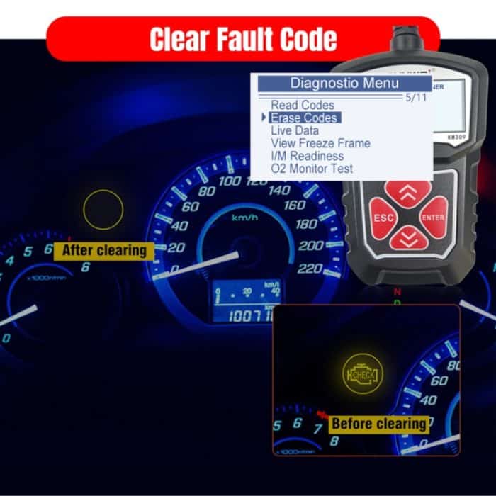 KONNWEI KW309 V309 V310 MS309 Codeleser OBD2-Scanner-Diagnosetool, KW309 – Bild 14
