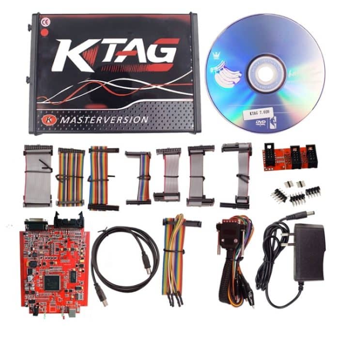 KTAG V7.020 Red PCB Board ECU Programmiertool Unbegrenztes Token, EU-Stecker – Bild 7