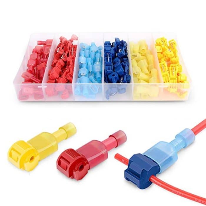 120 in 1 Universal T Shape Push Clamp Solderless Wire Connector Fast Wiring Terminal Insulated Joint Connector Set – Bild 1