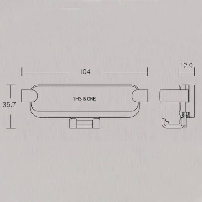 HAMTOD Pro Car Gravity Unsichtbare Teleskop-Handyhalterung – Bild 5