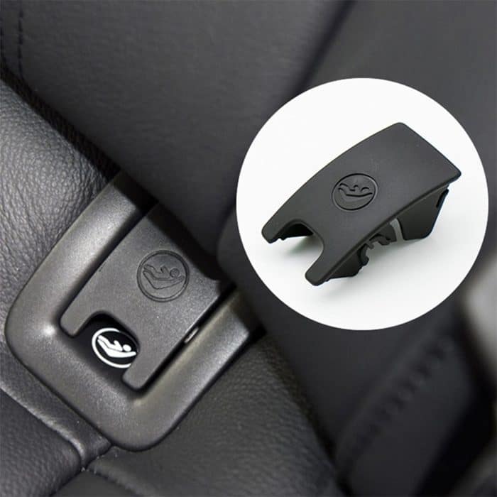 Auto-Kindersitz-Rücksitz-Isofix-Abdeckung für Audi A4 2009–2016, For Audi A4 2009-2016 (Black), For Audi A4 2009-2016 (Grey) – Bild 1