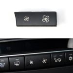 Auto Windkraftschalter Klimaanlage Luftvolumentaste für BMW 5er 2011-2017 / 7 Serie 2009-2015, linke mittlere Konfiguration