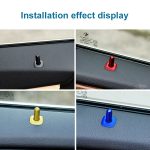 4 Stück Auto-Entriegelungsabdeckung Türriegel Türgriff für BMW X1 / X6 – Bild 4