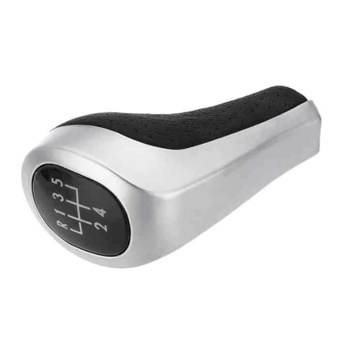 Auto 5-Gang-Matt-Silber-Schalthebel-Knopf für BMW – Bild 2