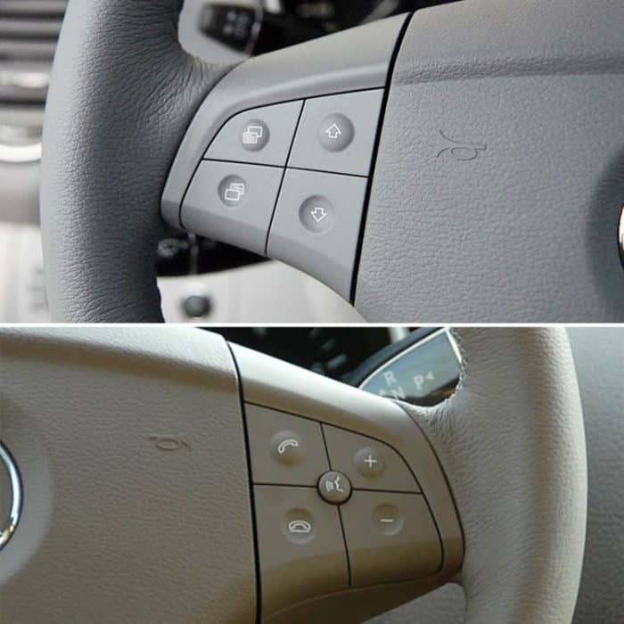 Auto rechte Seite 4-Tasten-Lenkradschalter-Tastenfeld 1648200110 für Mercedes-Benz W164, Linksfahrt, Right Side 4-button (Black), Right Side 4-button (Coffee), Right Side 4-button (Grey) – Bild 7