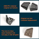 Auto linke Seite 5-Tasten-Lenkradschalter-Tastenfeld 1648200010 für Mercedes-Benz W164, Linksfahrt, Left Side 5-button (Black), Left Side 5-button (Coffee), Left Side 5-button (Grey) – Bild 5