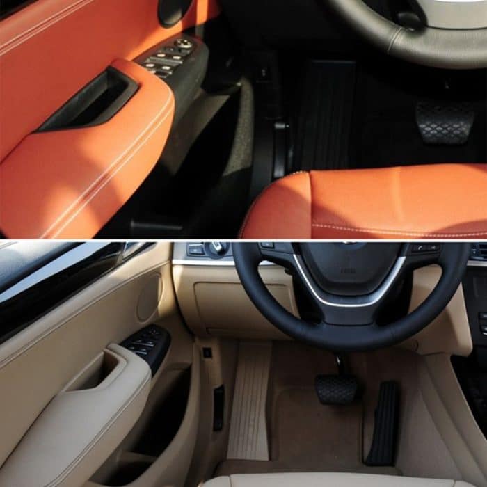 Auto Hinten Rechts Innentüren Griff Pull Trim Abdeckung 5141 7394 519-1 für BMW X3 X4, links Fahren, Rear Right Inside (Black), Rear Right Inside (Beige) – Bild 6