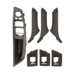 Auto importierte Version Innentüren Griff Pull Trim Cover 5141 7225 873 für BMW F10 F18, Linksfahren, Imported Version (Dark Coffee), Imported Version (Beige White), Imported Version (Grey), Imported Version (Beige), Imported Version (Wine Red)