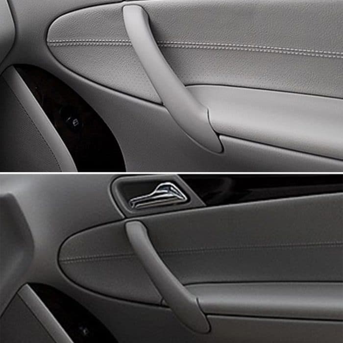 Auto vorne links Innentüren Griff Pull Trim Cover für Mercedes-Benz C-Klasse W203 -2007, Links- und Rechtsfahrt, Front Left (Black), Front Left (Grey), Front Left (Beige) – Bild 5