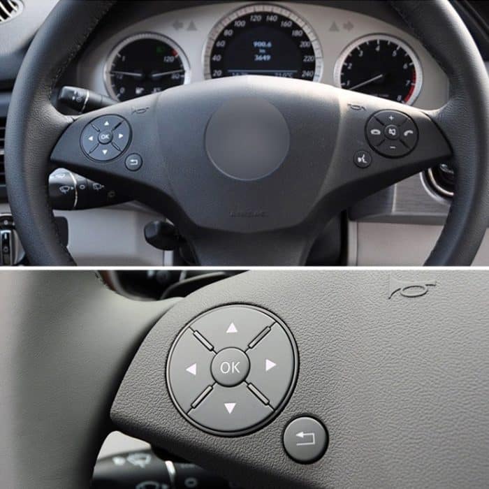 Auto-Lenkradschalter-Tastenfeld auf der rechten Seite für Mercedes-Benz W204 2007–2014, Linksfahrt, Right Side (Black), Right Side (Grey), Right Side (Beige), Right Side (Brown) – Bild 7