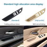 Autotür-Fensterheberschalter-Verkleidung vorne links 51416983705 für BMW E60 2008–2010, Linksfahrversion mit hoher Konfiguration, High Configuration Version – Bild 4