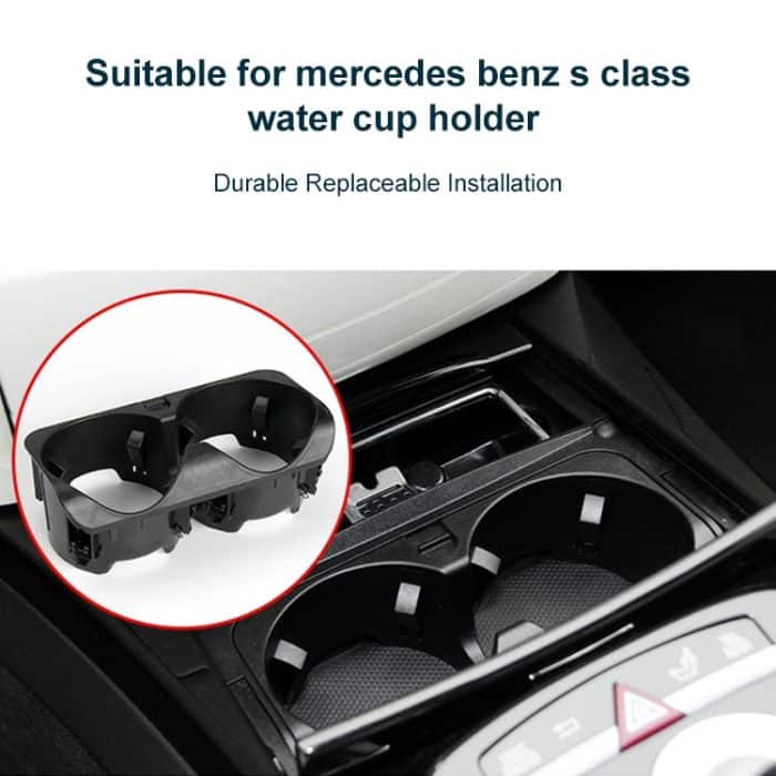 Auto Wasserbecher Halter 2216801991 für Mercedes-Benz S-Klasse W221 2006-2006, links fahren – Bild 5