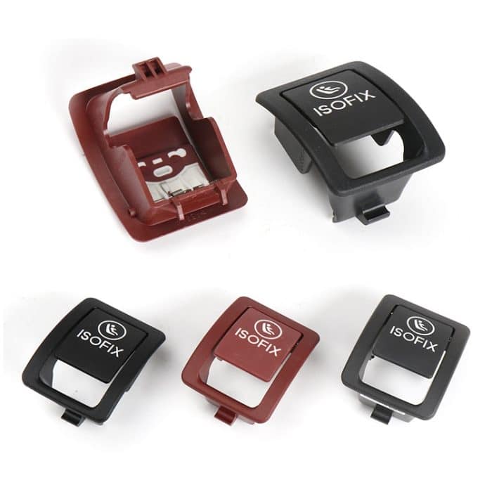 Auto-Rücksitz-Kindersitz-Sicherheitsabdeckung mit ISOFIX-Schalter 2059200513 für Mercedes-Benz W205 2015–2021, Linksfahrt – Bild 2