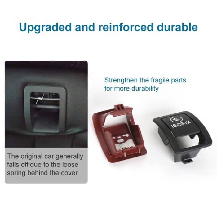Auto-Rücksitz-Kindersitz-Sicherheitsabdeckung mit ISOFIX-Schalter 2059200513 für Mercedes-Benz W205 2015–2021, Linksfahrt – Bild 3
