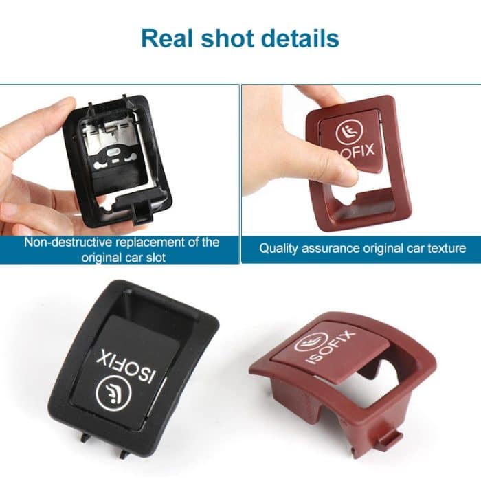 Auto-Rücksitz-Kindersitz-Sicherheitsabdeckung mit ISOFIX-Schalter 2059200513 für Mercedes-Benz W205 2015–2021, Linksfahrt – Bild 4