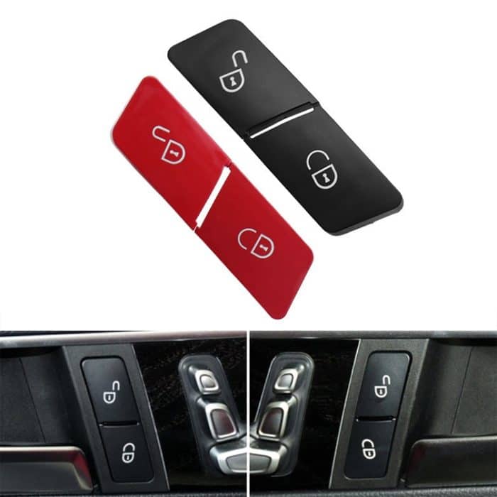 Autotürverriegelungsschaltertasten für die linke Seite 2049058402 für Mercedes-Benz W204, Linksfahrt, For Mercedes-Benz W204 Left Side (Black), For Mercedes-Benz W204 Left Side (Red) – Bild 2