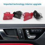 Autotürverriegelungsschaltertasten für die linke Seite 2049058402 für Mercedes-Benz W204, Linksfahrt, For Mercedes-Benz W204 Left Side (Black), For Mercedes-Benz W204 Left Side (Red) – Bild 5