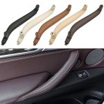 Auto linke Seite Innentüren Griff Pull Trim Cover für BMW X5 / X6, Linksfahren, Left Side (Black), Left Side (Dark Coffee), Left Side (Orange), Left Side (Grey White), Left Side (Beige) – Bild 2