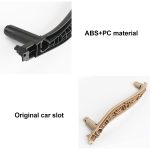 Auto linke Seite Innentüren Griff Pull Trim Cover für BMW X5 / X6, Linksfahren, Left Side (Black), Left Side (Dark Coffee), Left Side (Orange), Left Side (Grey White), Left Side (Beige) – Bild 3