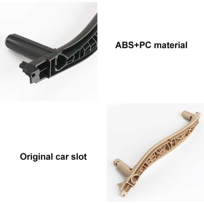 Auto linke Seite Innentüren Griff Pull Trim Cover für BMW X5 / X6, Linksfahren, Left Side (Black), Left Side (Dark Coffee), Left Side (Orange), Left Side (Grey White), Left Side (Beige) – Bild 3