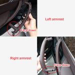 Auto linke Seite Innentüren Griff Pull Trim Cover für BMW X5 / X6, Linksfahren, Left Side (Black), Left Side (Dark Coffee), Left Side (Orange), Left Side (Grey White), Left Side (Beige) – Bild 4