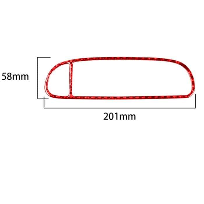 Kohlefaser-Auto-Luftauslass-Aufkleber für Chevrolet Corvette C5 1998–2004, Linksantrieb, Air Outlet Sticker – Bild 2