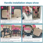 Auto-Kofferraummatte, Teppichgriff mit Loch 51479120283 für BMW X5 / X6 2006–2013, Linksfahrt, with Hole For BMW X5 (Black), with Hole For BMW X5 (Beige) – Bild 5