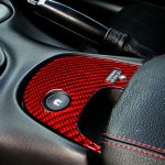 Aufkleber für die untere Konsole aus Kohlefaser für Chevrolet Corvette C5 2000–2004, linker Antrieb, Lower Console Sticker B – Bild 5