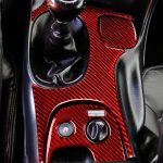 3-in-1-Carbonfaser-Auto-Schalttafel-Aufkleber-Set B für Chevrolet Corvette C5 1998–2004, Linksantrieb, Gear Panel Sticker Kits B – Bild 6