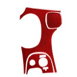 3-in-1-Carbonfaser-Auto-Schalttafel-Aufkleber-Set D für Chevrolet Corvette C5 1998–2004, Linksantrieb, Gear Panel Sticker Kits D