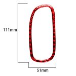 2-in-1-Auto-Carbonfaser-Aufkleber für Lüftungsschlitze auf der Fahrerseite, für Chevrolet Corvette C5 1998–2004, linker Antrieb, Driver Side Air Vent Sticker – Bild 3