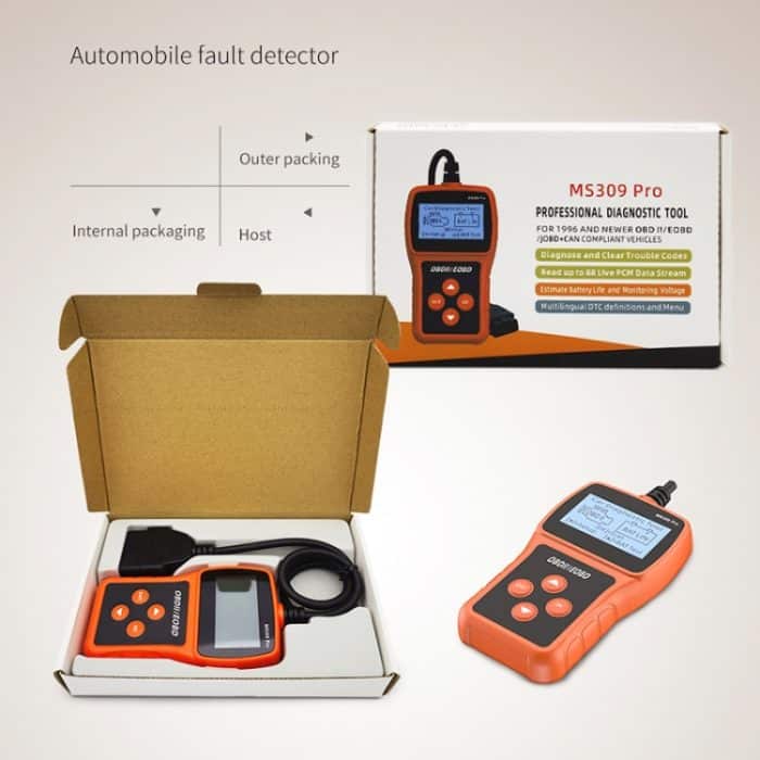 MS309 Pro Auto Fehlerdetektor OBD2 EOBD Scanner Codeleser – Bild 5