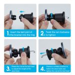 MOMAX MoVe Universeller transparenter magnetischer Luftauslass-Autohalter, CM22E, CM22L – Bild 8