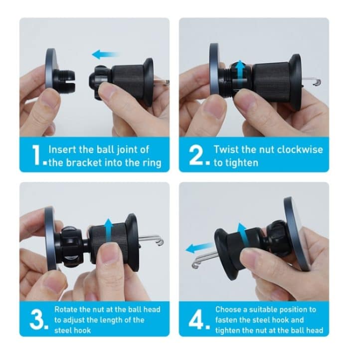 MOMAX MoVe Universeller transparenter magnetischer Luftauslass-Autohalter, CM22E, CM22L – Bild 8
