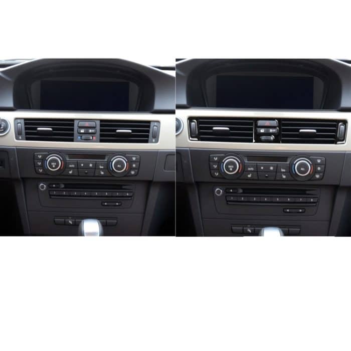 Für BMW 3er E90/E92/E93 2005–2012, 5 Stück hochkarätiger Auto-Klimaanlagen-Luftauslass, dekorativer Aufkleber, Links- und Rechtsantrieb, universell – Bild 7