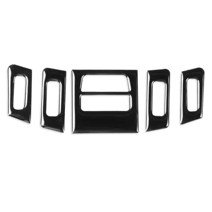 CRP1557.jpg Für BMW 3er E90/E92/E93 2005–2012, 5 Stück, niedrige Zuordnung, Auto-Klimaanlage, Luftauslass, dekorativer Aufkleber, Links- und Rechtsantrieb, universell – Bild 1