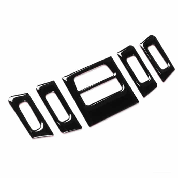 Für BMW 3er E90/E92/E93 2005–2012, 5 Stück, niedrige Zuordnung, Auto-Klimaanlage, Luftauslass, dekorativer Aufkleber, Links- und Rechtsantrieb, universell – Bild 3