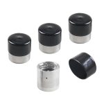 4 in 1 1,98 Zoll Edelstahl Bootsanhänger Nabenlager mit Schutzabdeckungen