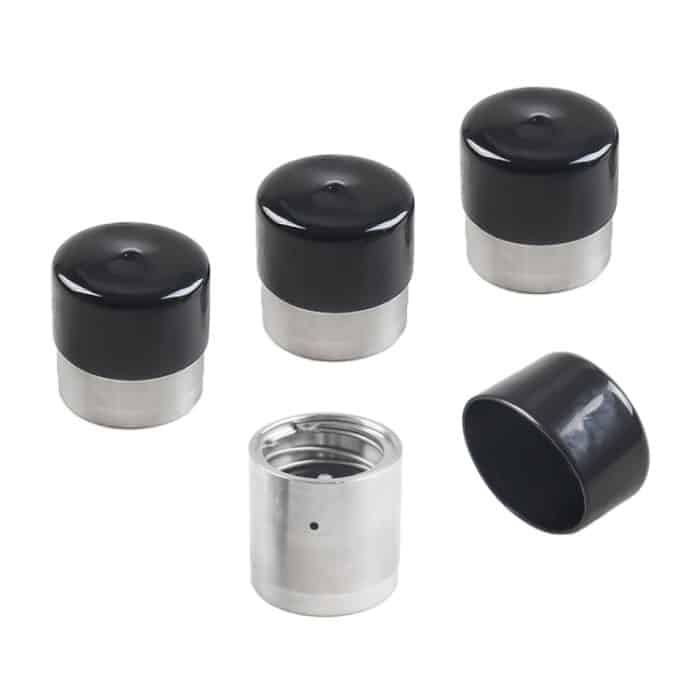 4 in 1 1,98 Zoll Edelstahl Bootsanhänger Nabenlager mit Schutzabdeckungen – Bild 1