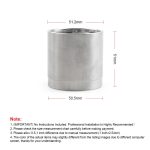 4 in 1 1,98 Zoll Edelstahl Bootsanhänger Nabenlager mit Schutzabdeckungen – Bild 4